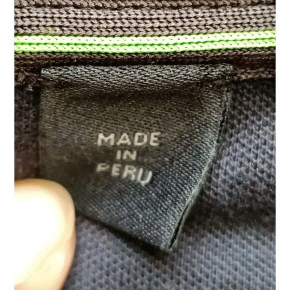 Hugo Boss Polo Shirt Men's XL Slim Fit Stretch Navy Blue Short Sleeve - Picture 5 of 8